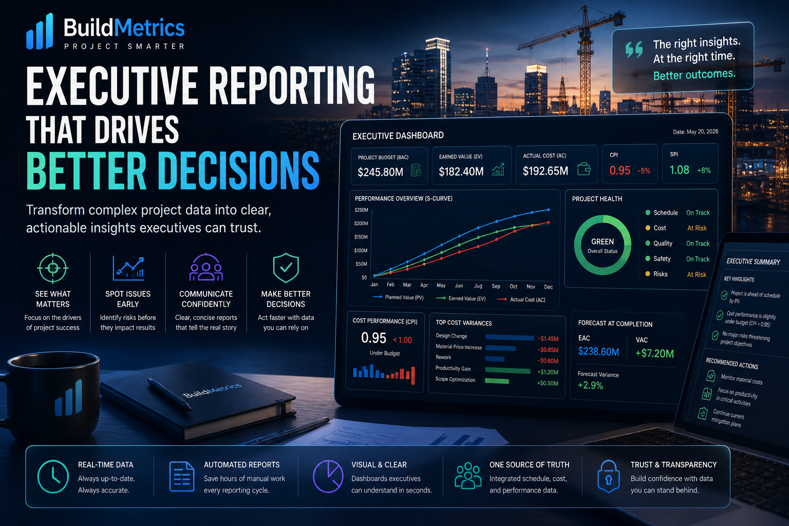 Executive Reporting in Project Controls: How Top Teams Deliver Clear Project Visibility (2026 Guide)