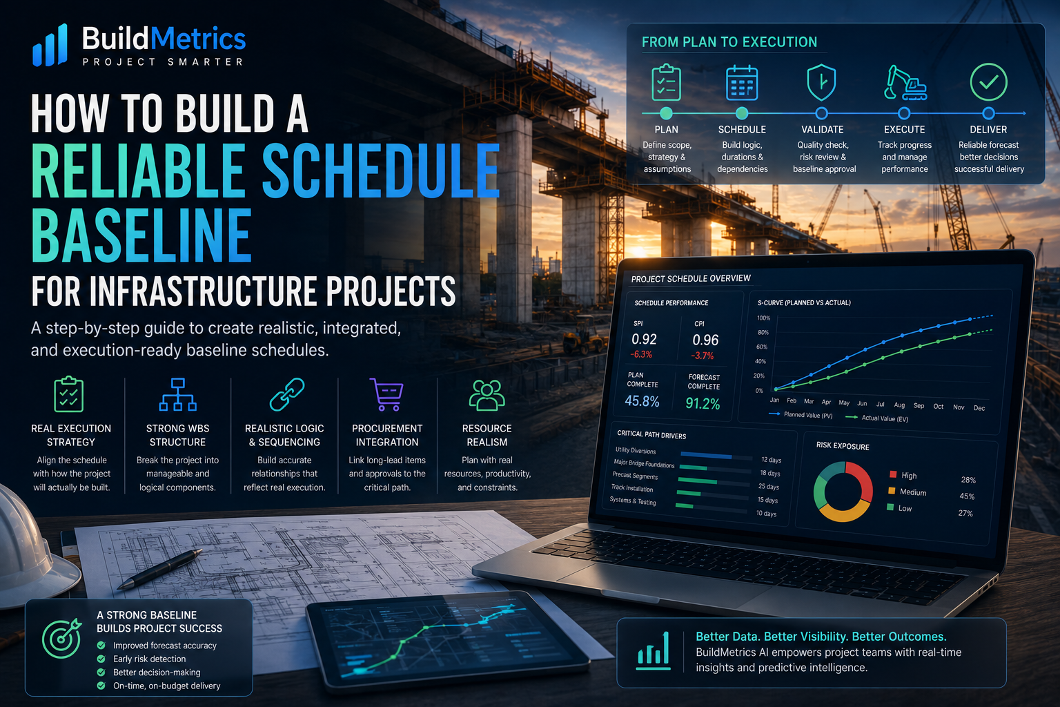 How to Build a Reliable Schedule Baseline for Infrastructure Projects (2026 Guide)